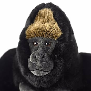 Amazon.com: FRANKIEZHOU Realistic Silverback Gorilla Stuffed